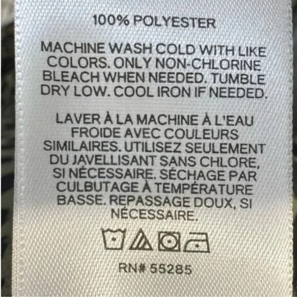 Express Portofino Slim Hunter Green and Black Leopard Print Button-Up - Picture 5 of 5